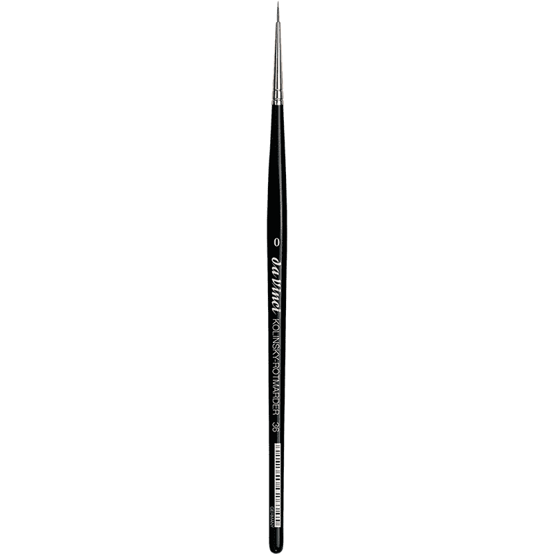 da Vinci Kolinsky Series 36 Red Sable Watercolor Brush - Size 0