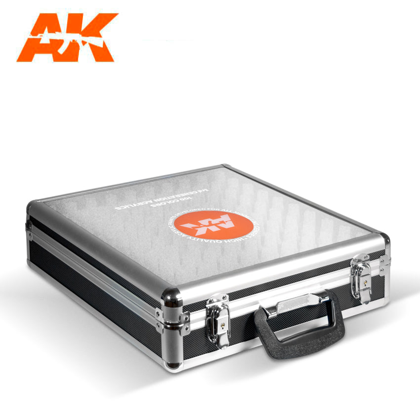 AK Interactive 3G Acrylics Briefcase - 100 Colors - War Games USA