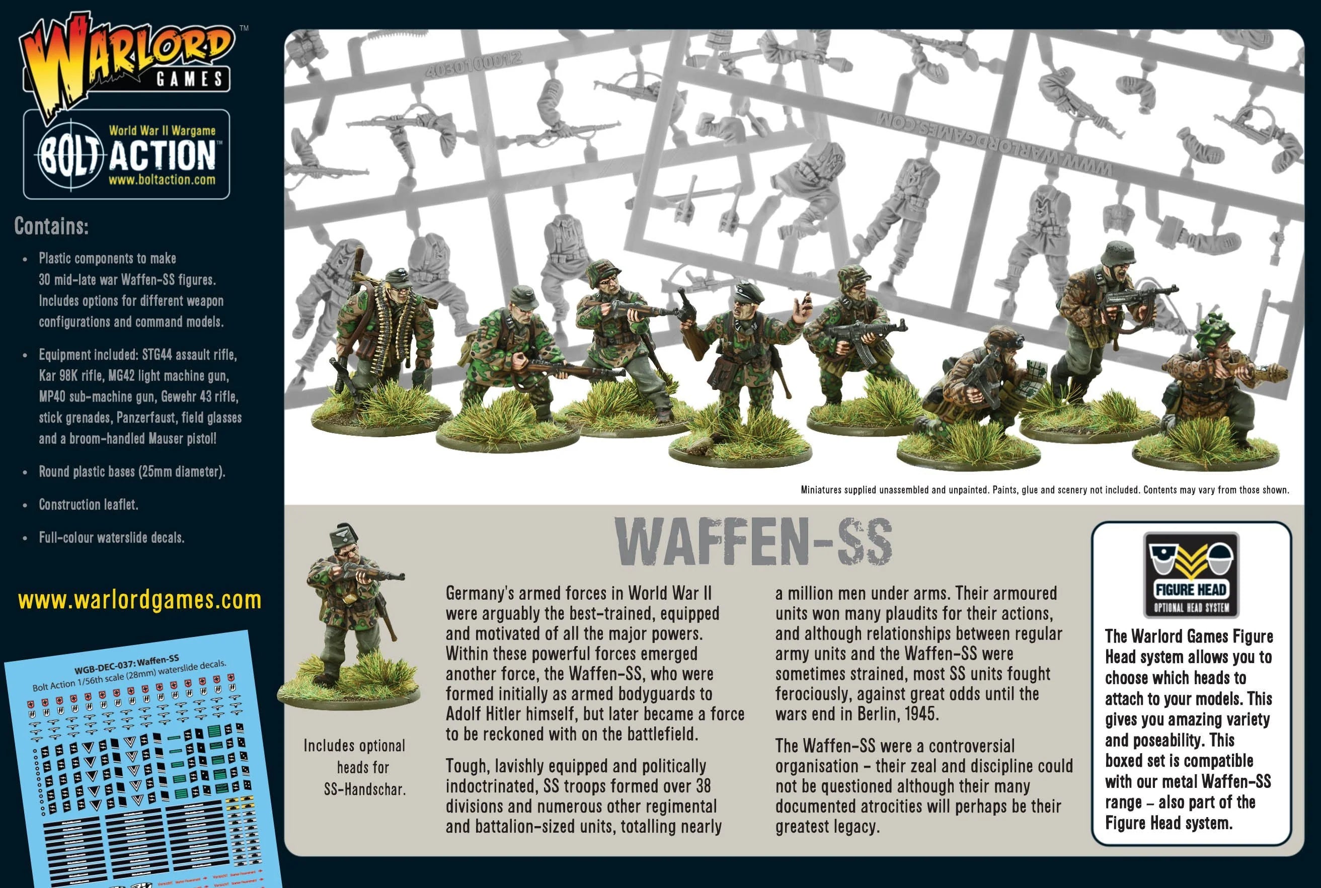 Bolt Action Waffen SS WWII SS- Grenadiers