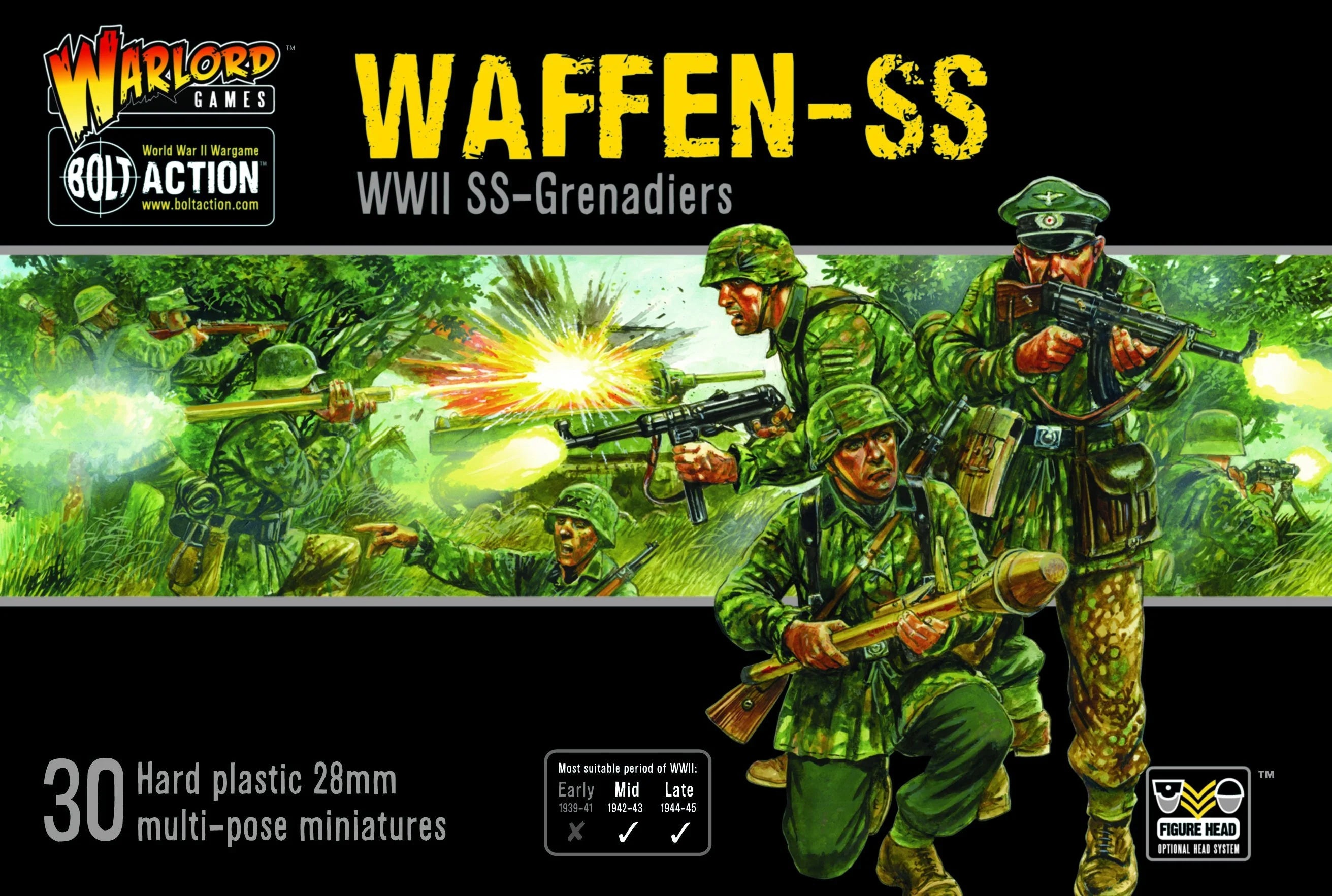 Bolt Action Waffen SS WWII SS- Grenadiers