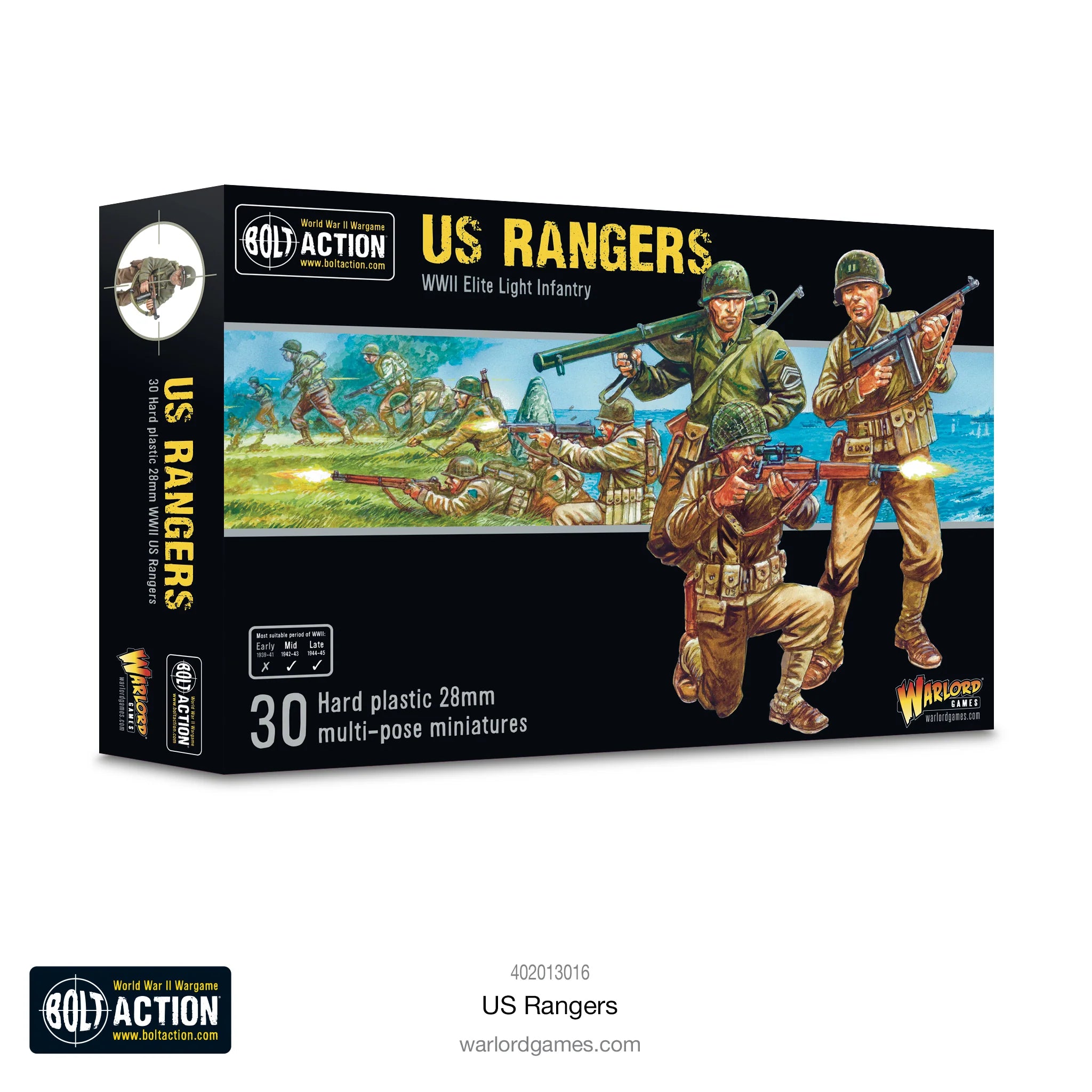 Bolt Action US Rangers WWII Elite Light Infantry (2024)