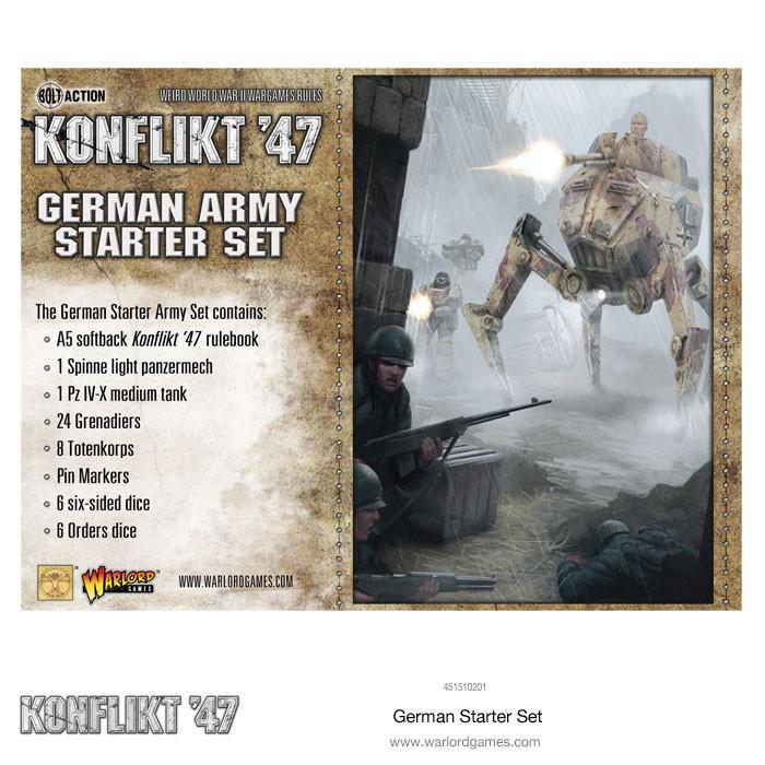 Bolt Action Konflikt '47 German Starter Set