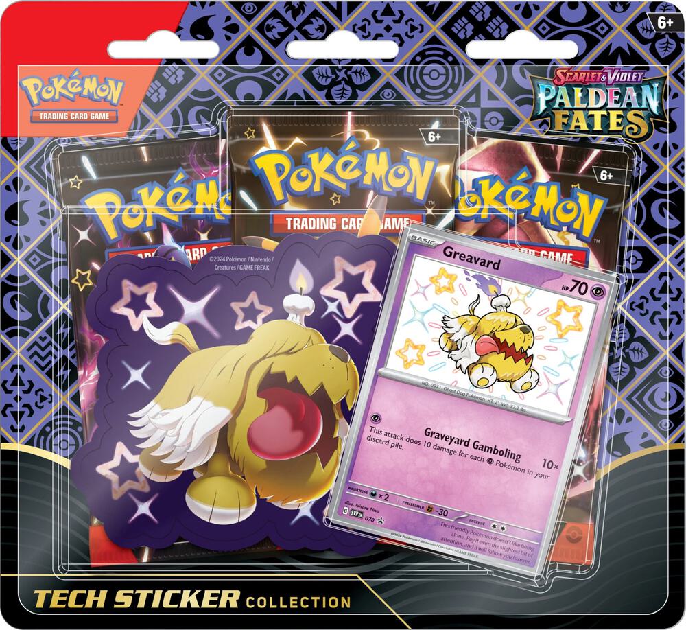 Pokémon - Paldean Fates Tech Sticker Collection