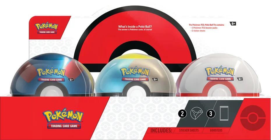 Pokémon Poke Ball Tin Display (Q4 2024)
