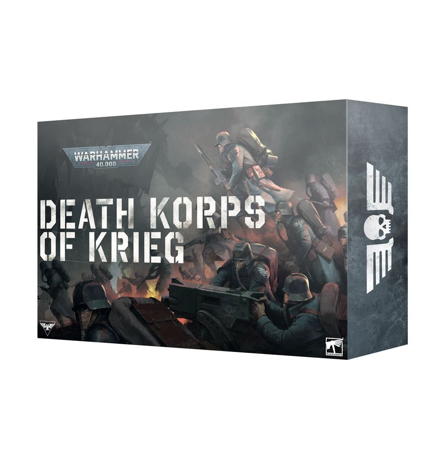 Warhammer 40000: Death Korps of Krieg Astra Militarum Army Set box with artwork.