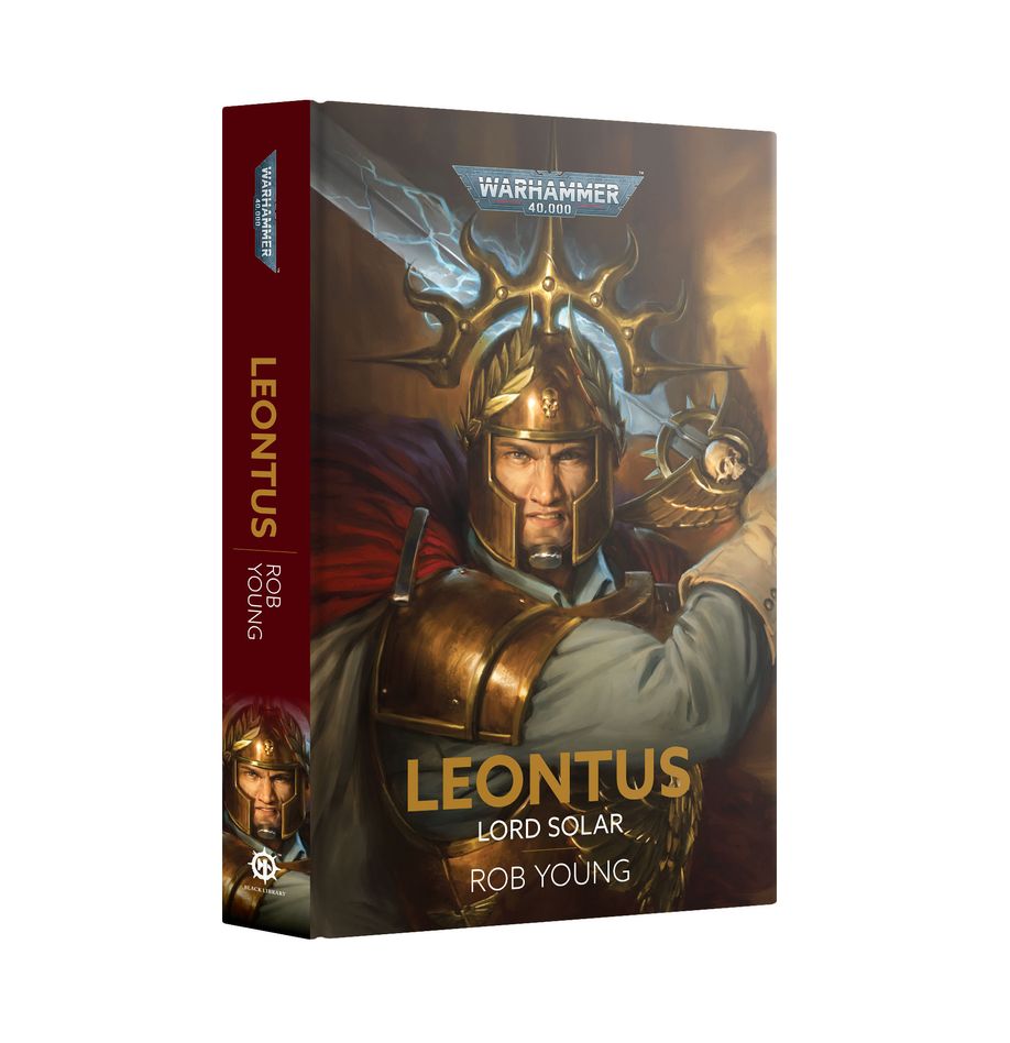 Leontus: Lord Solar by Rob Young, hardcover book cover with a warrior image.