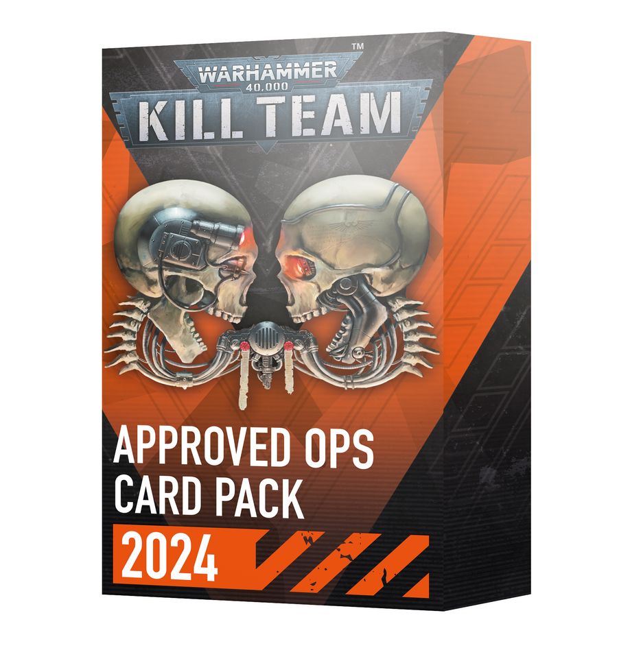 Warhammer 40000 Kill Team Approved Ops Card Pack 2024 packaging.