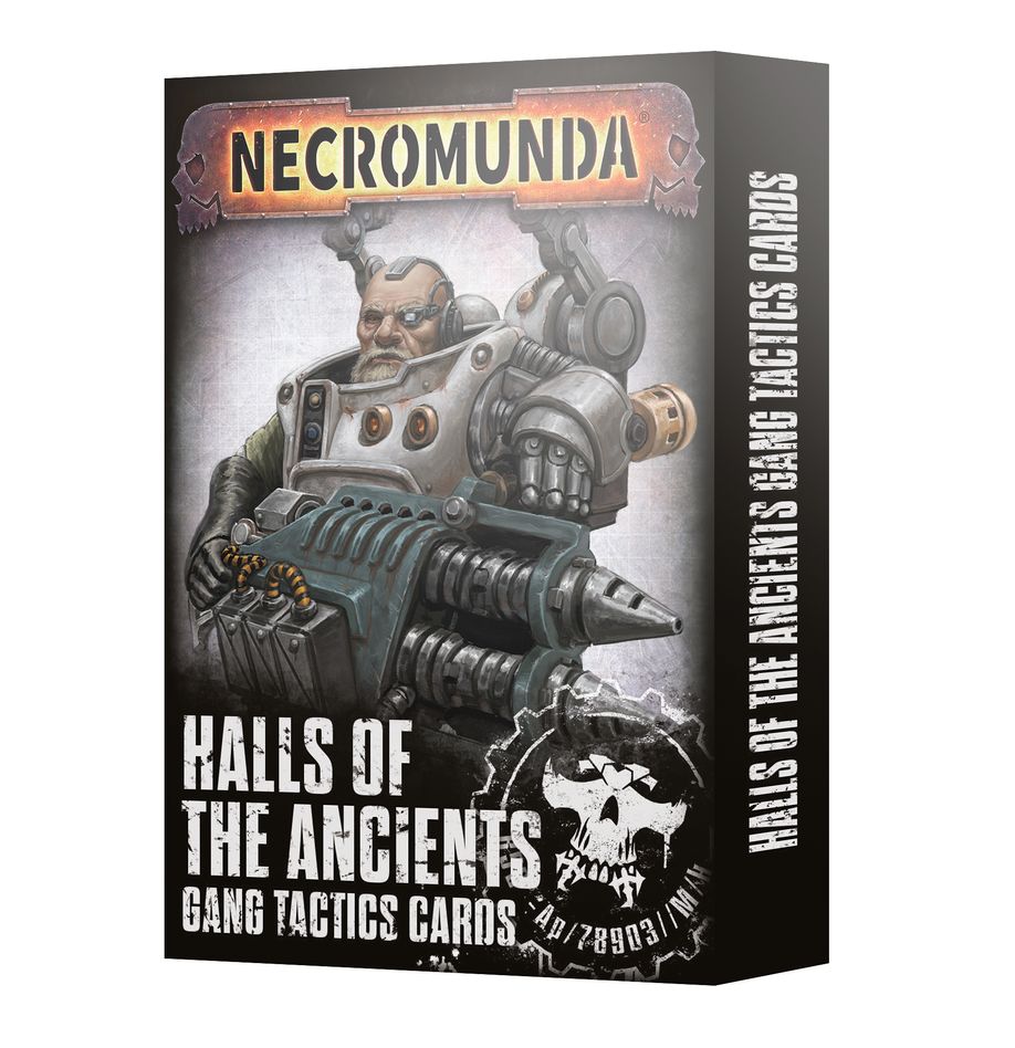 Warhammer: Necromunda Halls of the Ancient Gang Tactics Cards pack.