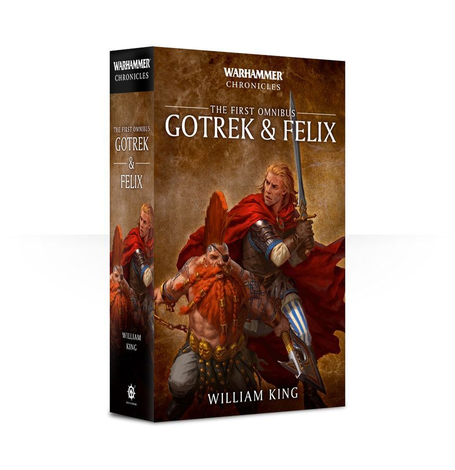 Warhammer Chronicles: Gotrek & Felix Omnibus cover with two main characters in action pose.