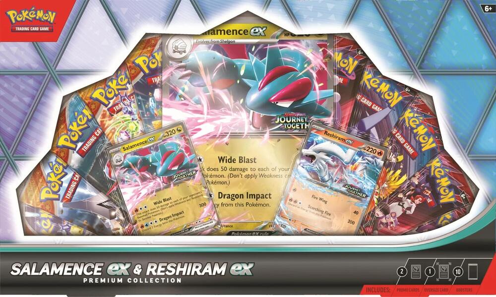 Pokémon Salamence ex & Reshiram ex Premium Collection - War Games USA