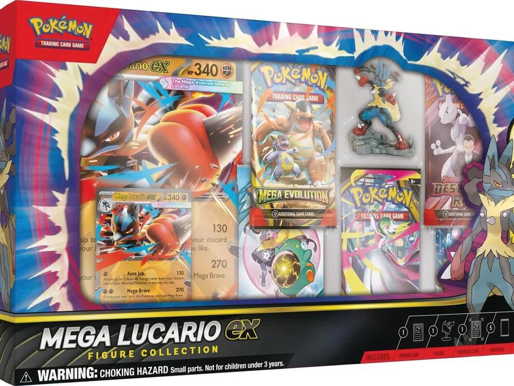 Mega Lucario ex Premium Figure Collection - Pokémon - War Games USA