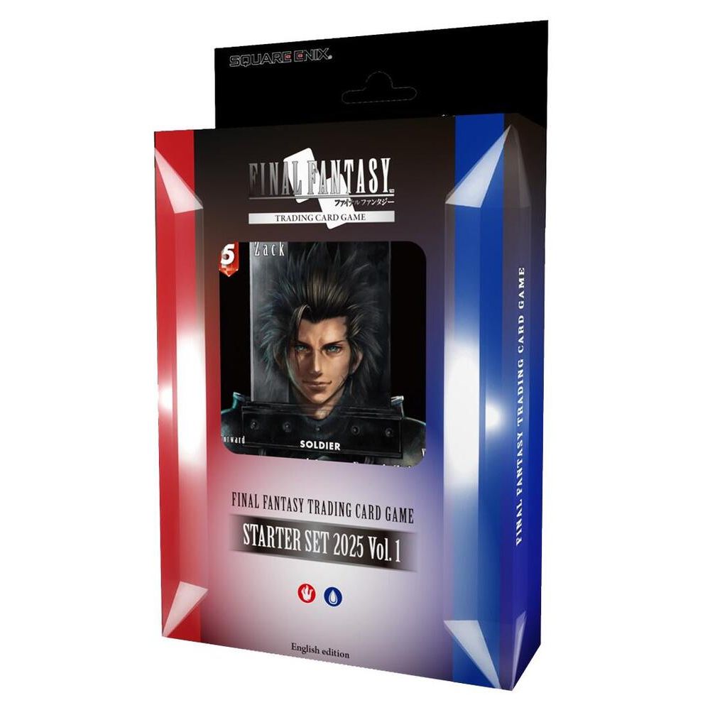 Mtg Final Fantasy Starter Kit 2025 Vol. 2 - Earth/Lightning Deck With Cloud  Full Art Premium Card Final Fantasy TCG Starter Deck