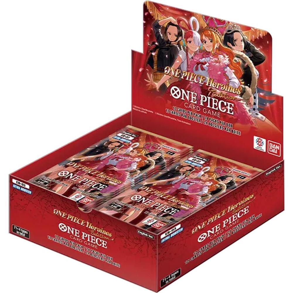 One Piece TCG: Heroines Edition Box: Extra Booster (EB03) - War Games USA