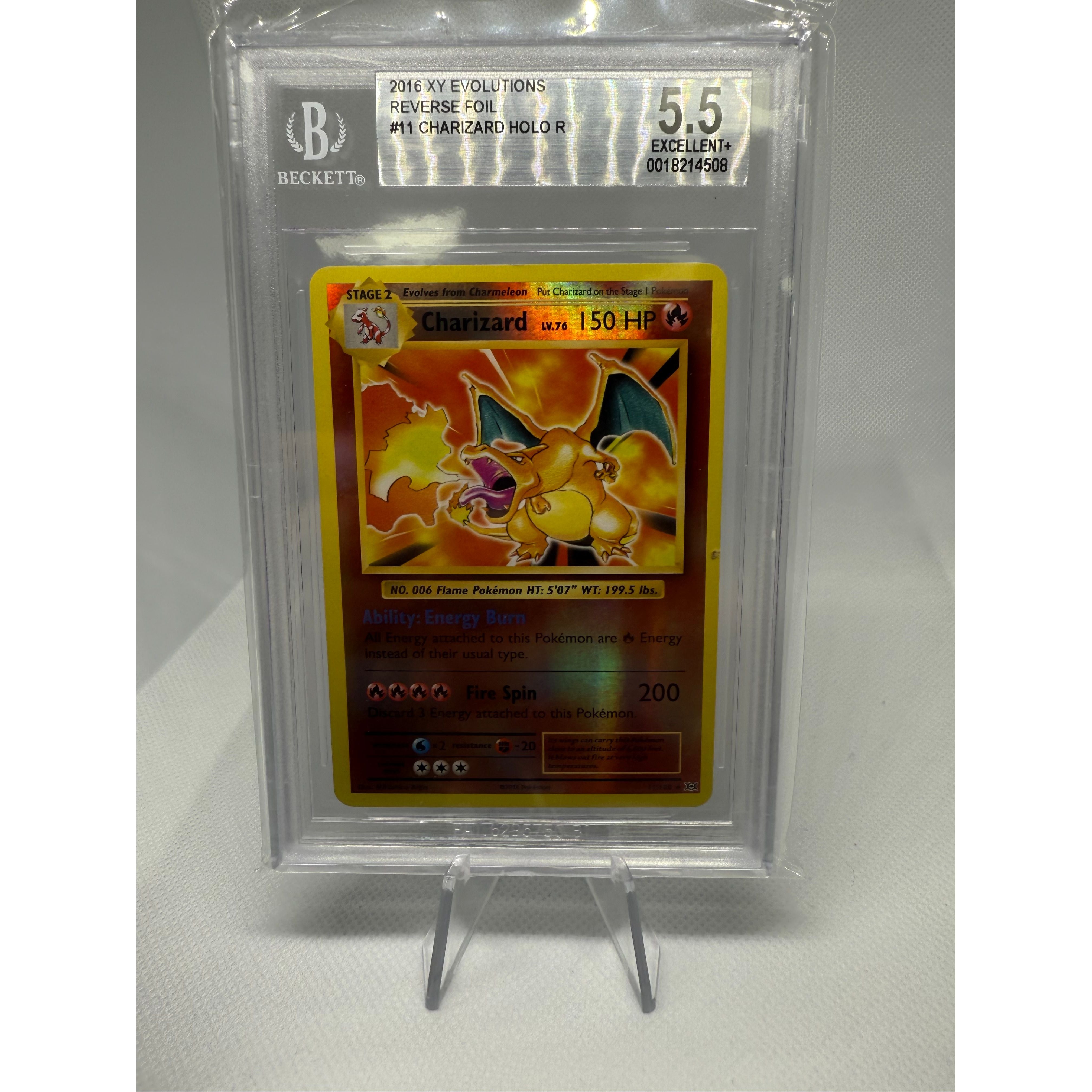 Charizard BGS Graded 5.5 Excellent - War Games USA