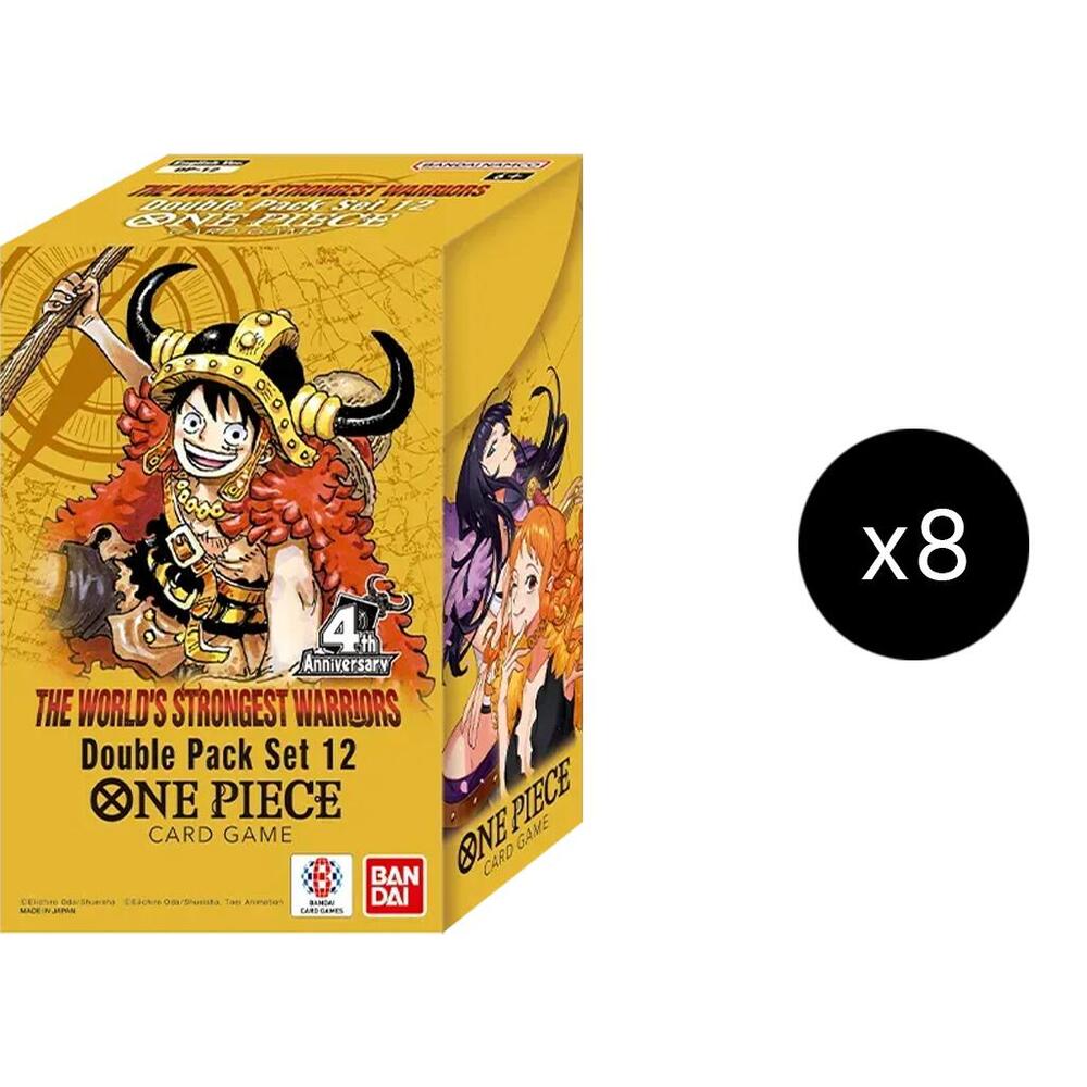 One Piece TCG: Double Pack Set Vol. 12 Display (DP-12) - World's Strongest Warriors