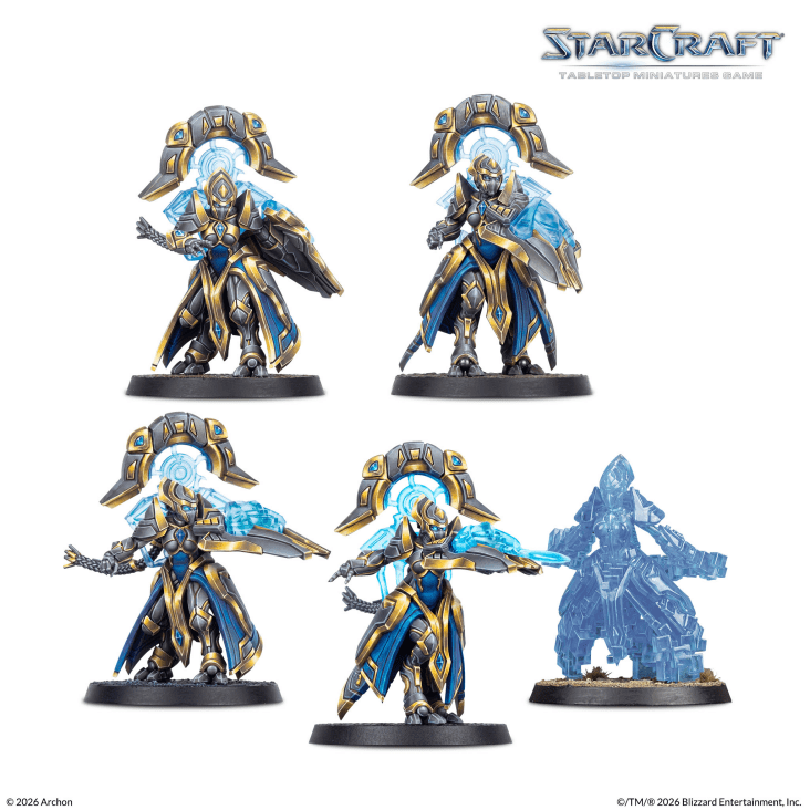 StarCraft Protoss Starter Set miniatures