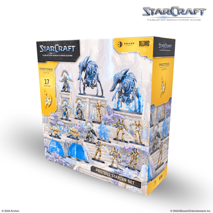 StarCraft Protoss Starter Set miniatures