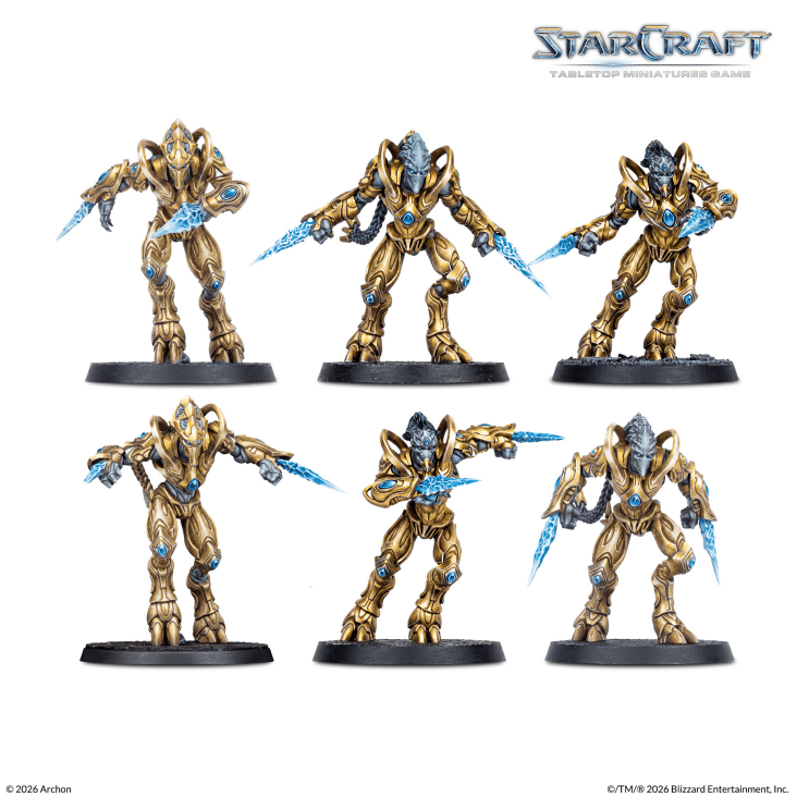 StarCraft Protoss Starter Set miniatures