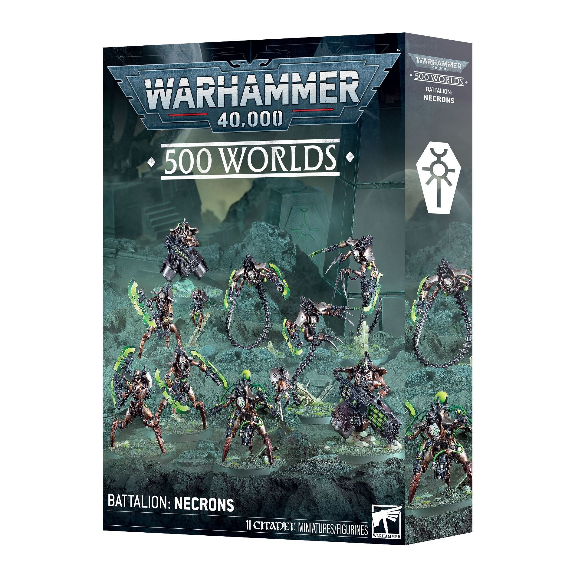 Warhammer 500 Worlds Battalion Necrons - War Games USA