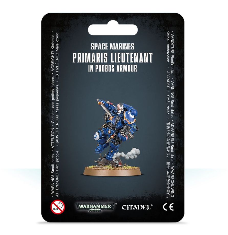 Lieutenant in Reiver Armor - Space Marines - War Games USA