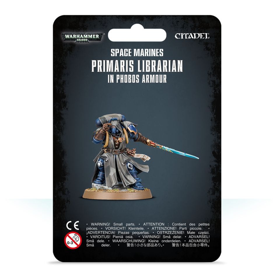 Primaris Librarian in Phobos Armour - Space Marines - Warhammer 40,000 Miniatures box
