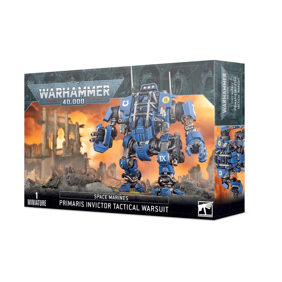 Primaris Invictor Tactical Warsuit - Space Marines - Warhammer 40,000 Miniatures box