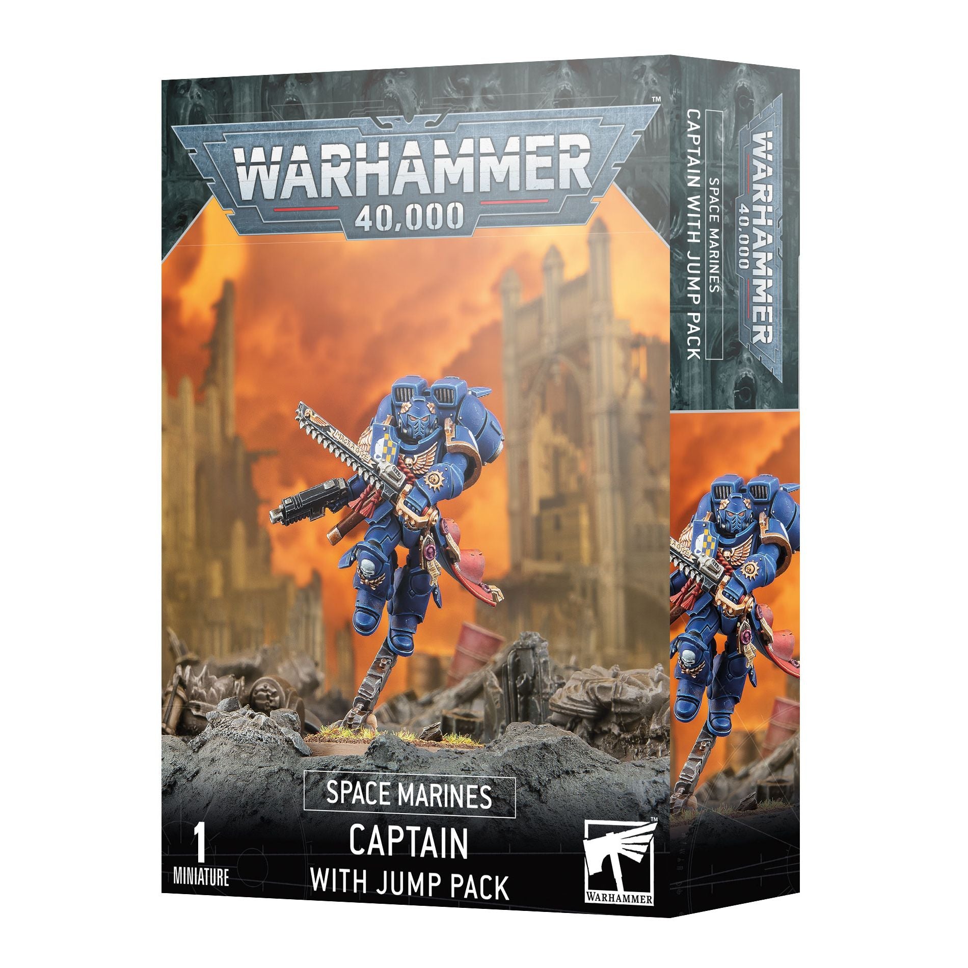 Captain with Jump Pack - Space Marines - Warhammer 40,000 Miniatures box