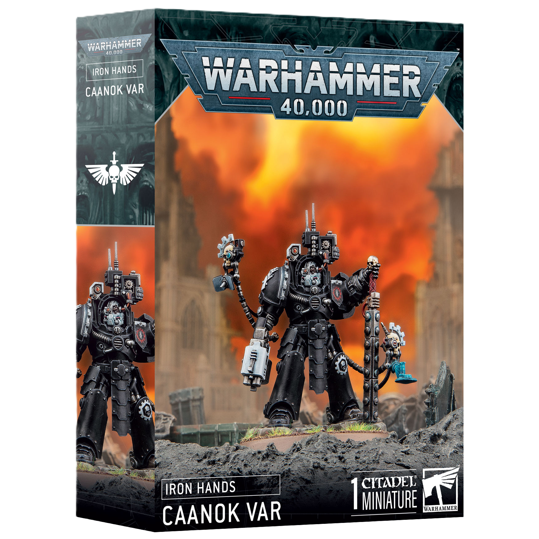 Warhammer 40K Iron Hands: Terminator Captain Caanok Var - War Games USA