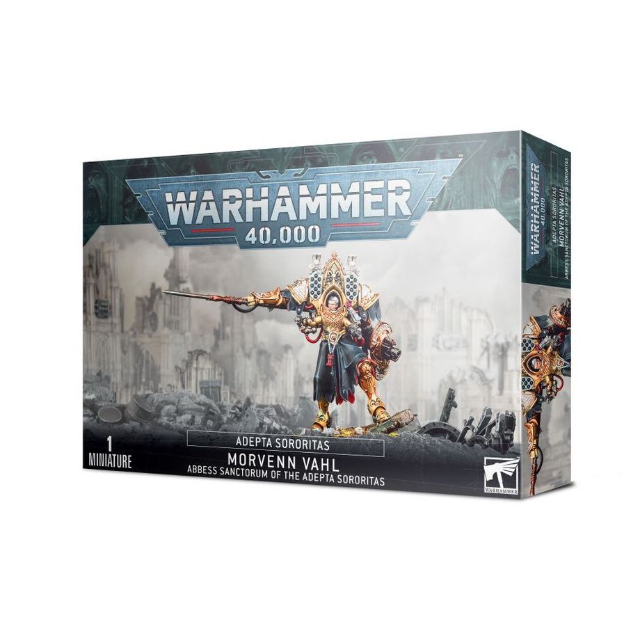 Warhammer 40K Adepta Sororitas Morvenn Vahl miniatures box - Games Workshop