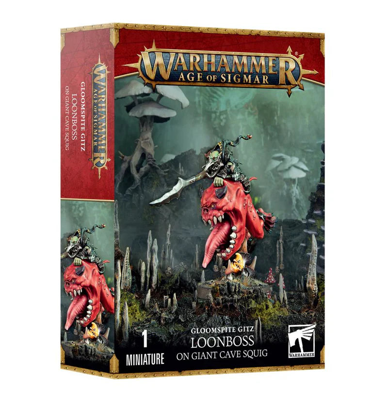 Loonboss on Giant Cave Squig miniature model kit.