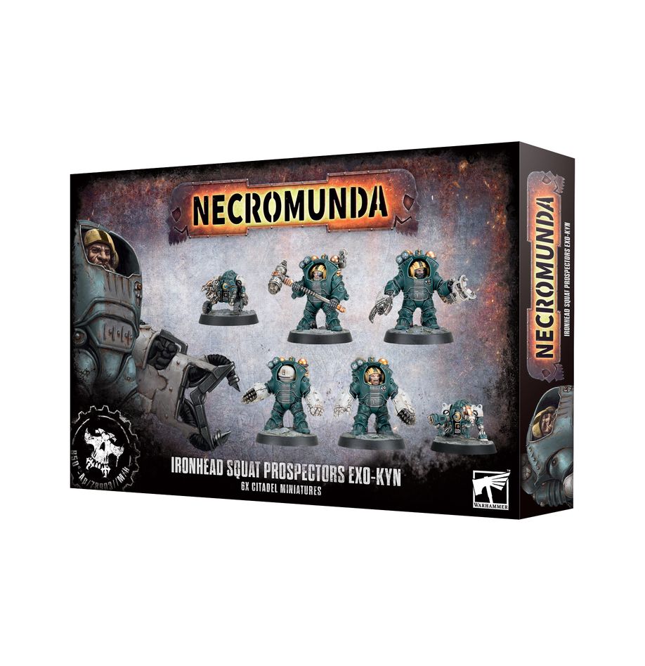 Warhammer: Necromunda Ironhead Squat Prospectors Exo-Kyn Miniature Kit