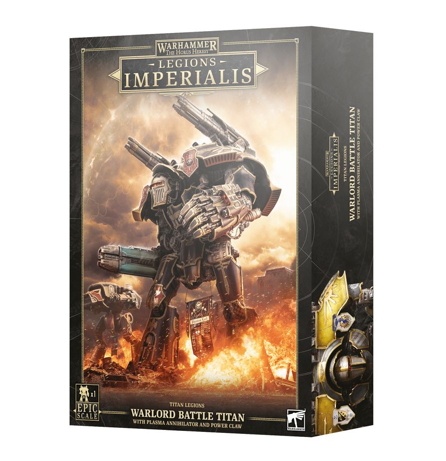 Warlord Titan with Plasma Annihilator & Power Claw - Legions Imperialis (Horus Heresy)