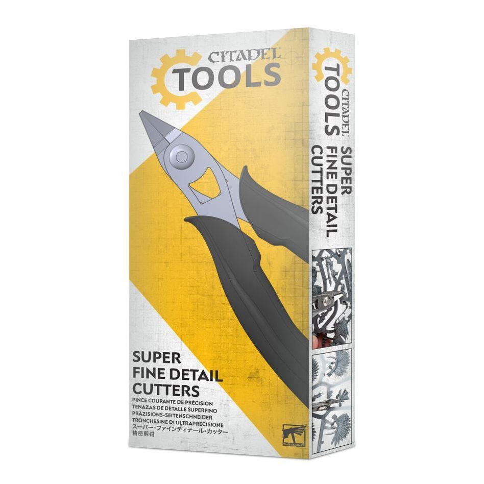 Citadel Colour Super Fine Detail Cutters for precise hobby and model crafting, with stainless steel blades and ergonomic handles.