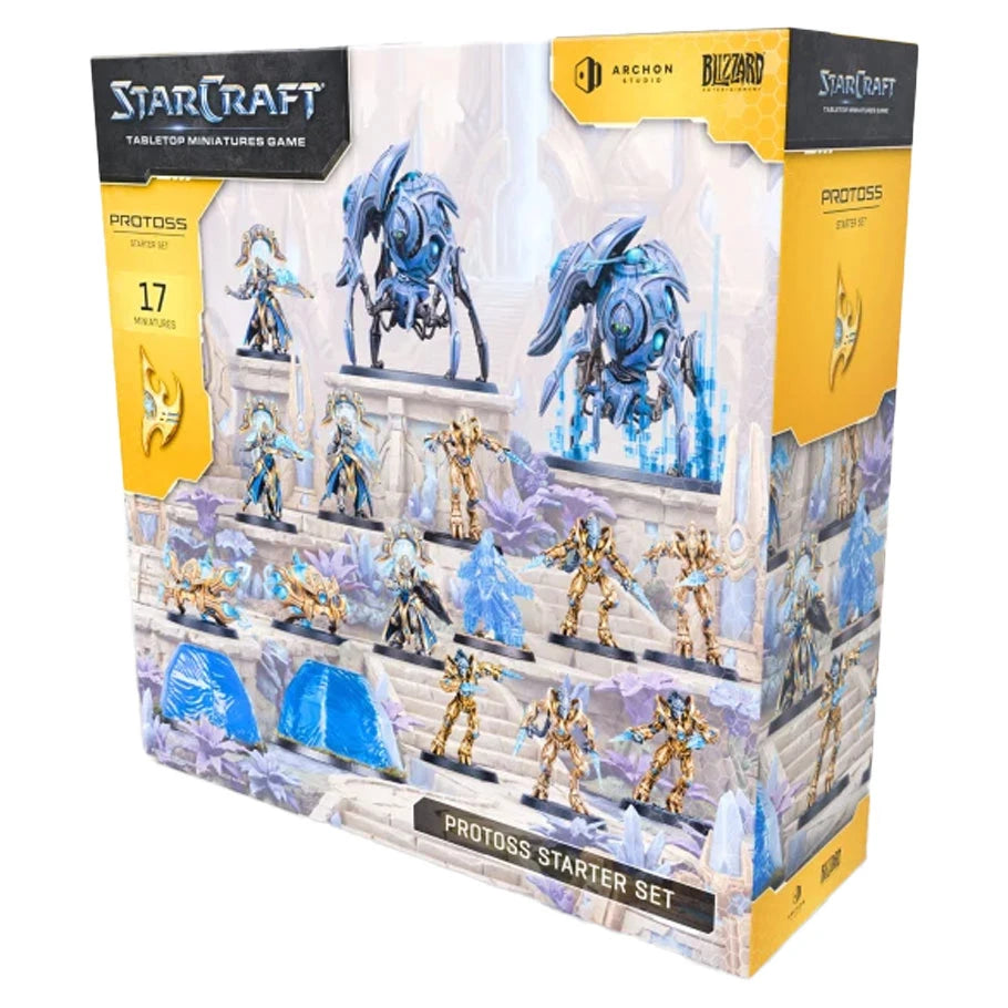 StarCraft Tabletop Miniatures Game Protoss Starter Set box