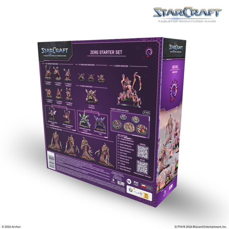 StarCraft: Tabletop Miniatures Game: Zerg Starter Set - War Games USA