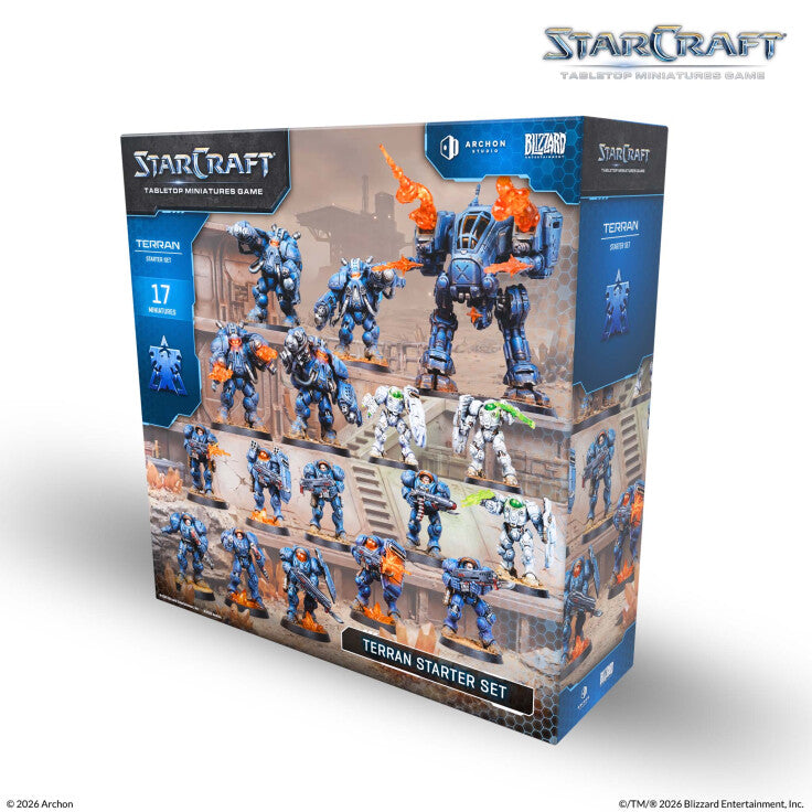 StarCraft: Tabletop Miniatures Game: Terran Starter Set - War Games USA