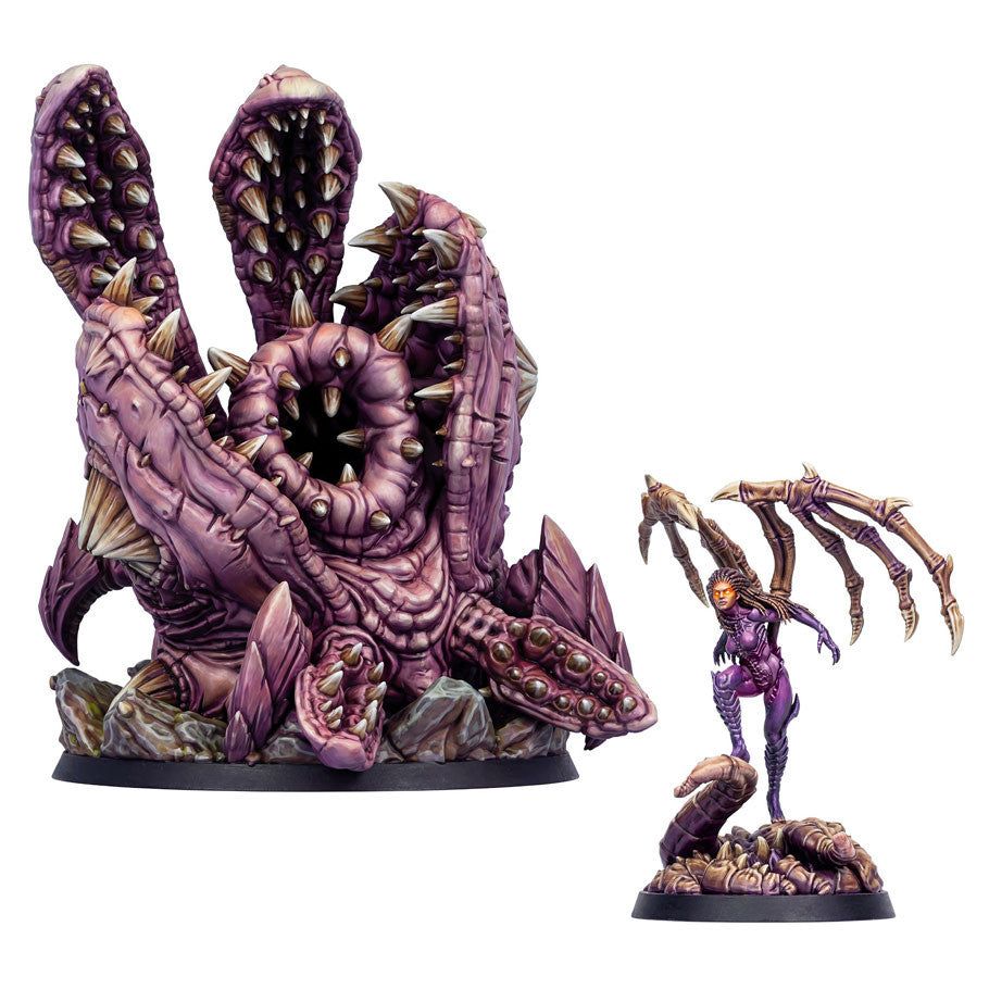 StarCraft: Tabletop Miniatures Game: Zerg: Kerrigan and Omega Worm - War Games USA