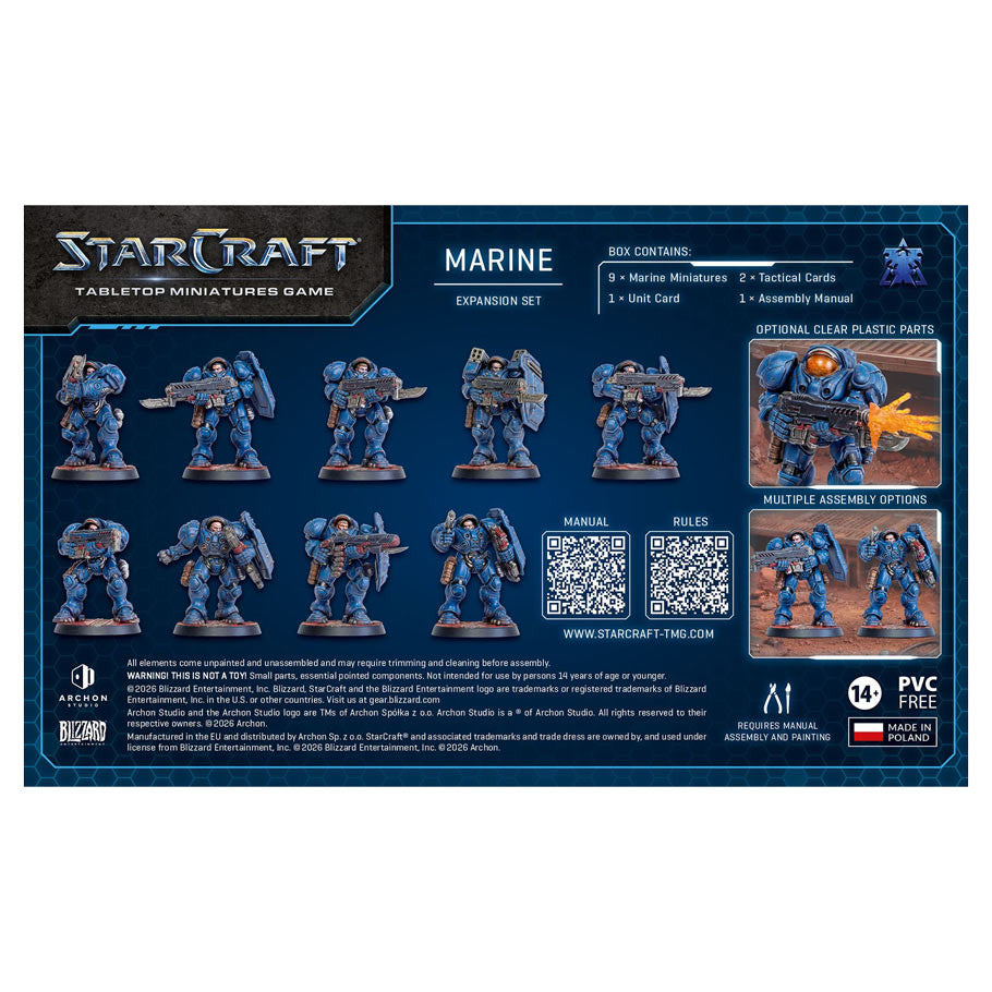 StarCraft: Tabletop Miniatures Game: Terran: Marine - War Games USA