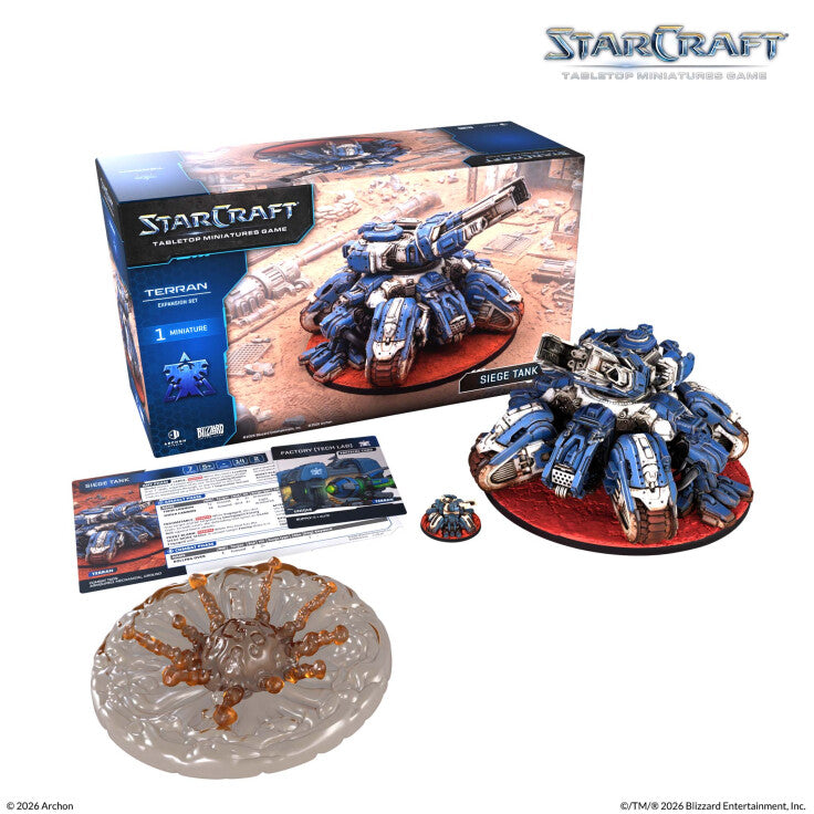 StarCraft: Tabletop Miniatures Game: Terran: Siege Tank - War Games USA