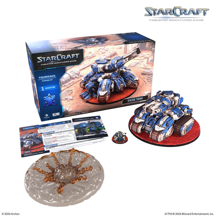 StarCraft: Tabletop Miniatures Game: Terran: Siege Tank - War Games USA