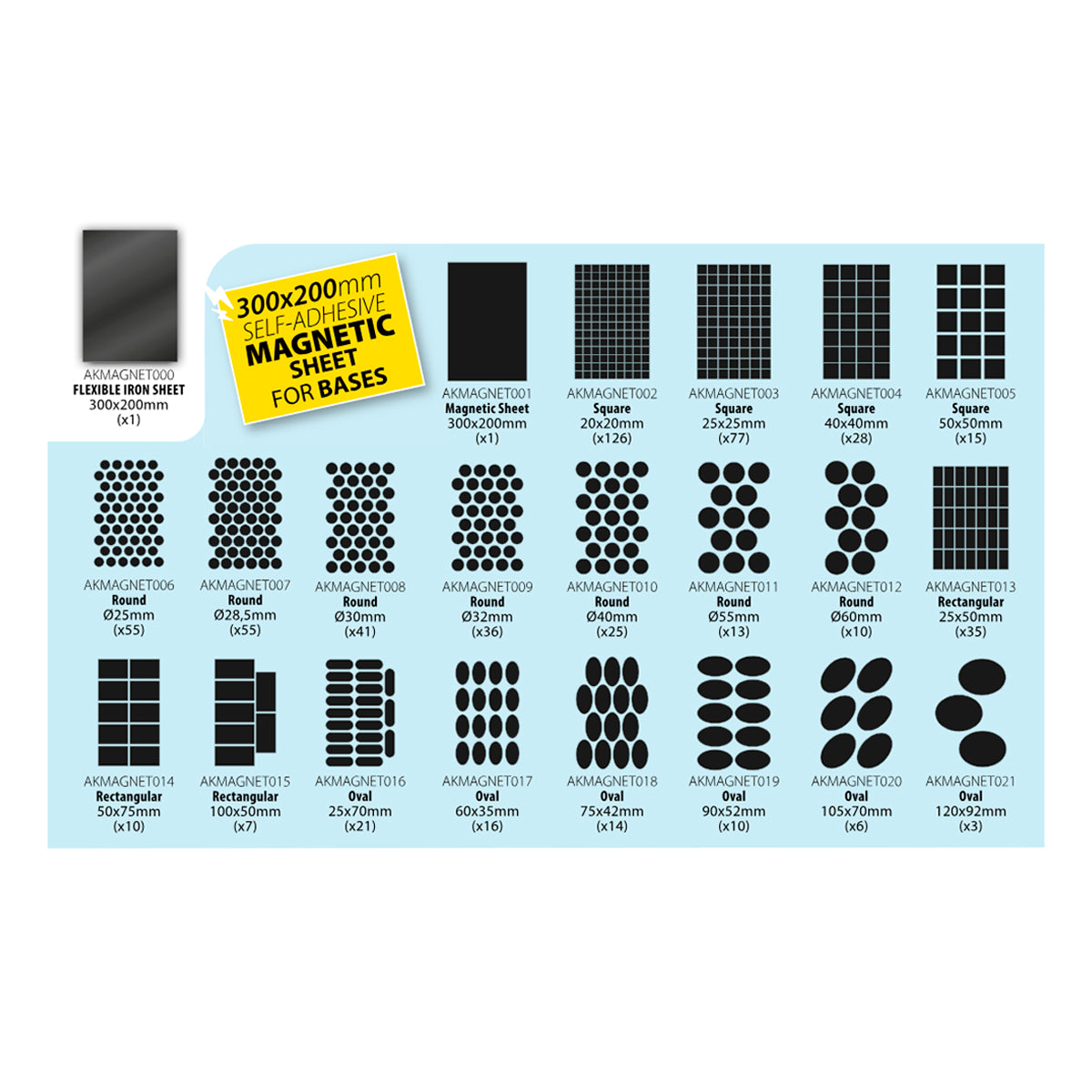 AK Interactive Magnetic Sheet (300×200mm)