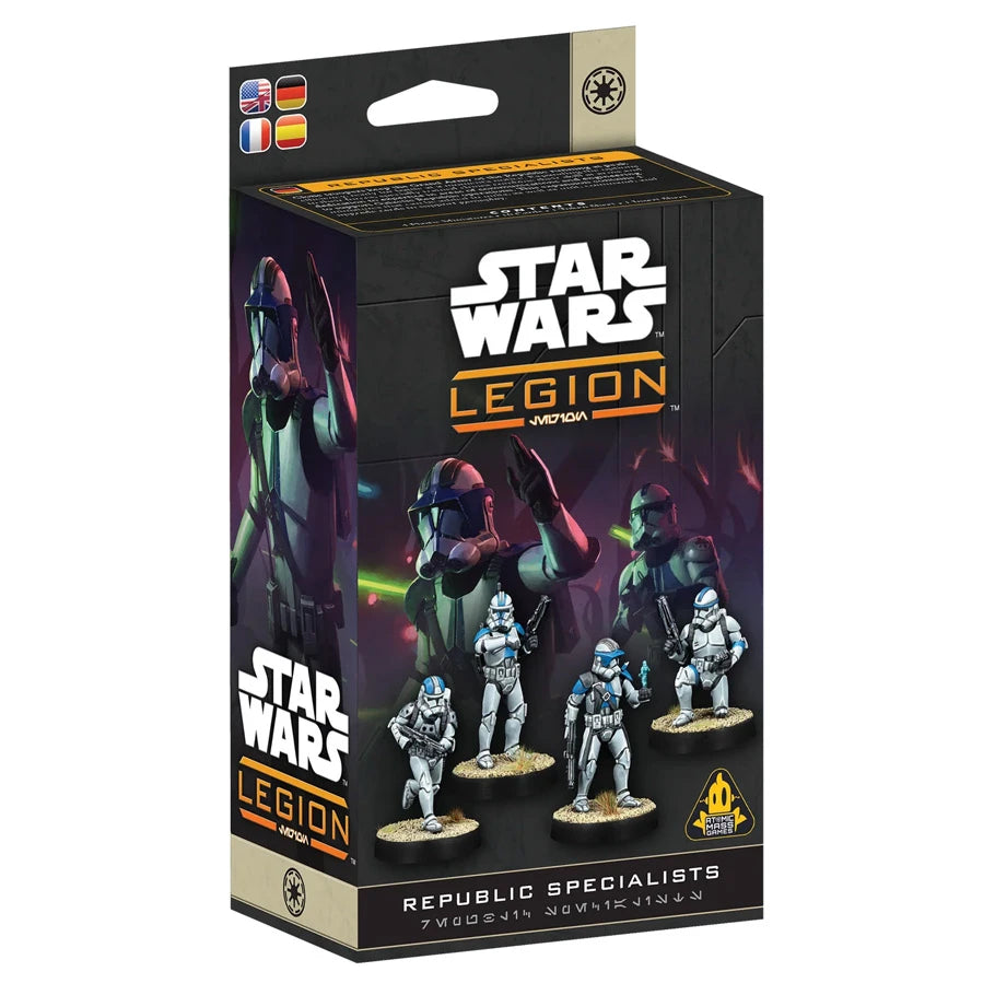 Star Wars: Legion Republic Specialists box, Atomic Mass Games