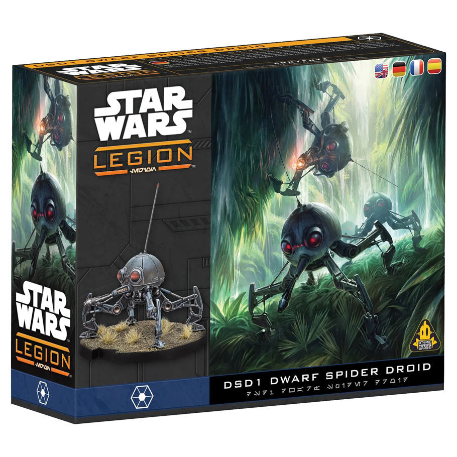 Star Wars: Legion DSD1 Dwarf Spider Droid box, Atomic Mass Games