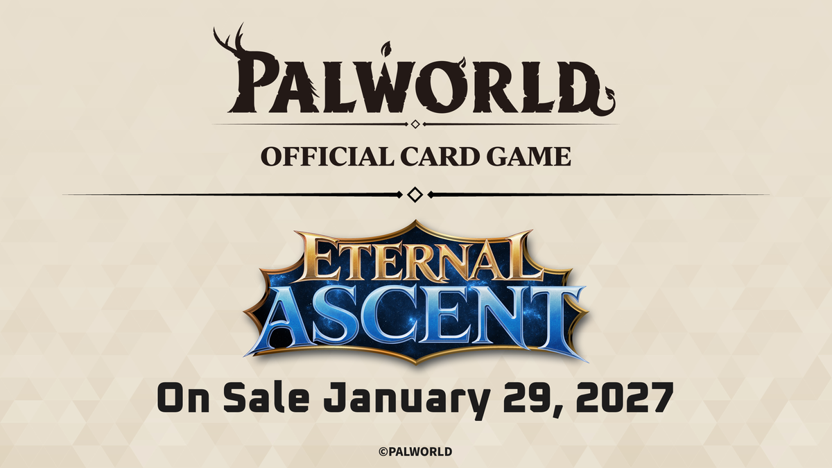 Palworld Official Card Game Eternal Ascent BP03 booster pack banner