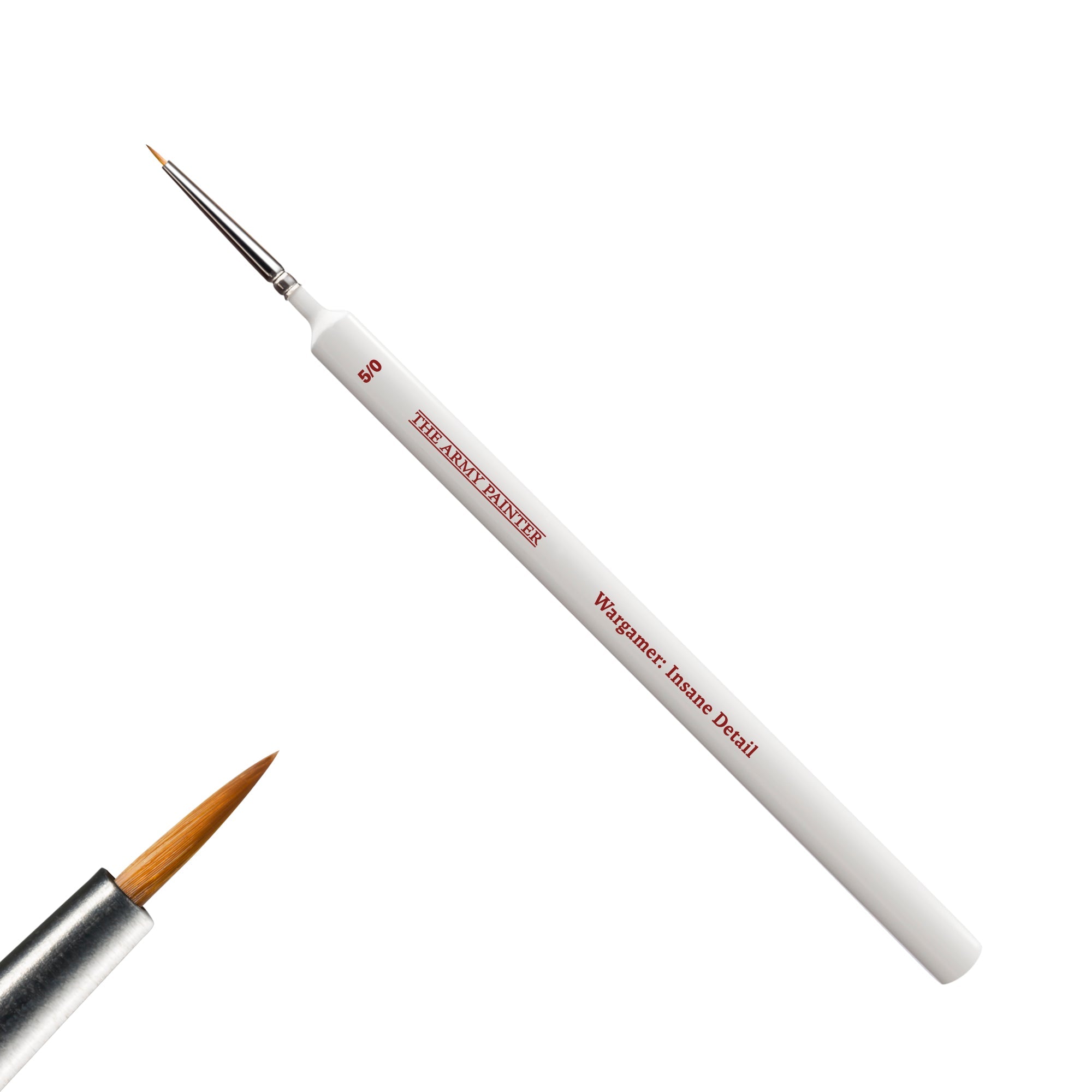 The Army Painter Wargamer Insane Detail brush, size 5/0, product code BR7036