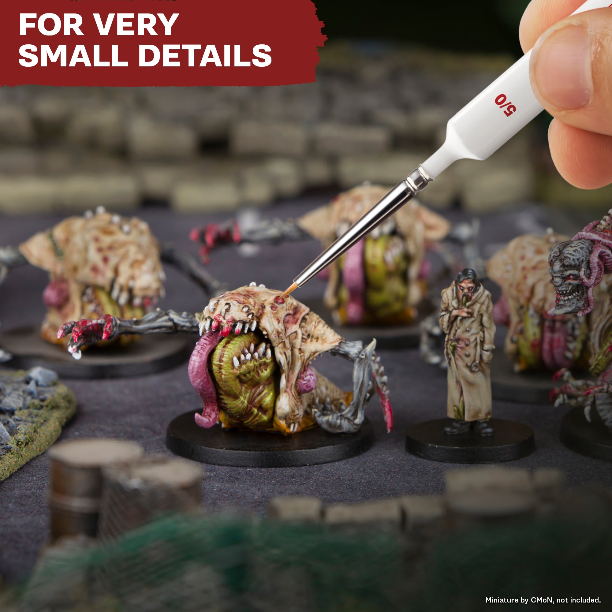 The Army Painter Wargamer Insane Detail brush, size 5/0, product code BR7036, view 2