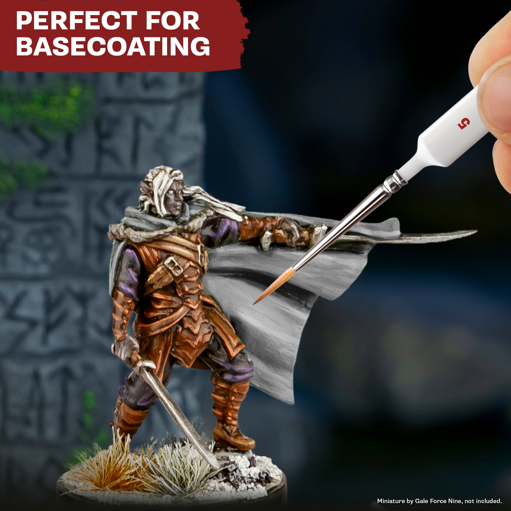 The Army Painter Wargamer Basecoating brush, size 5, product code BR7039, view 2