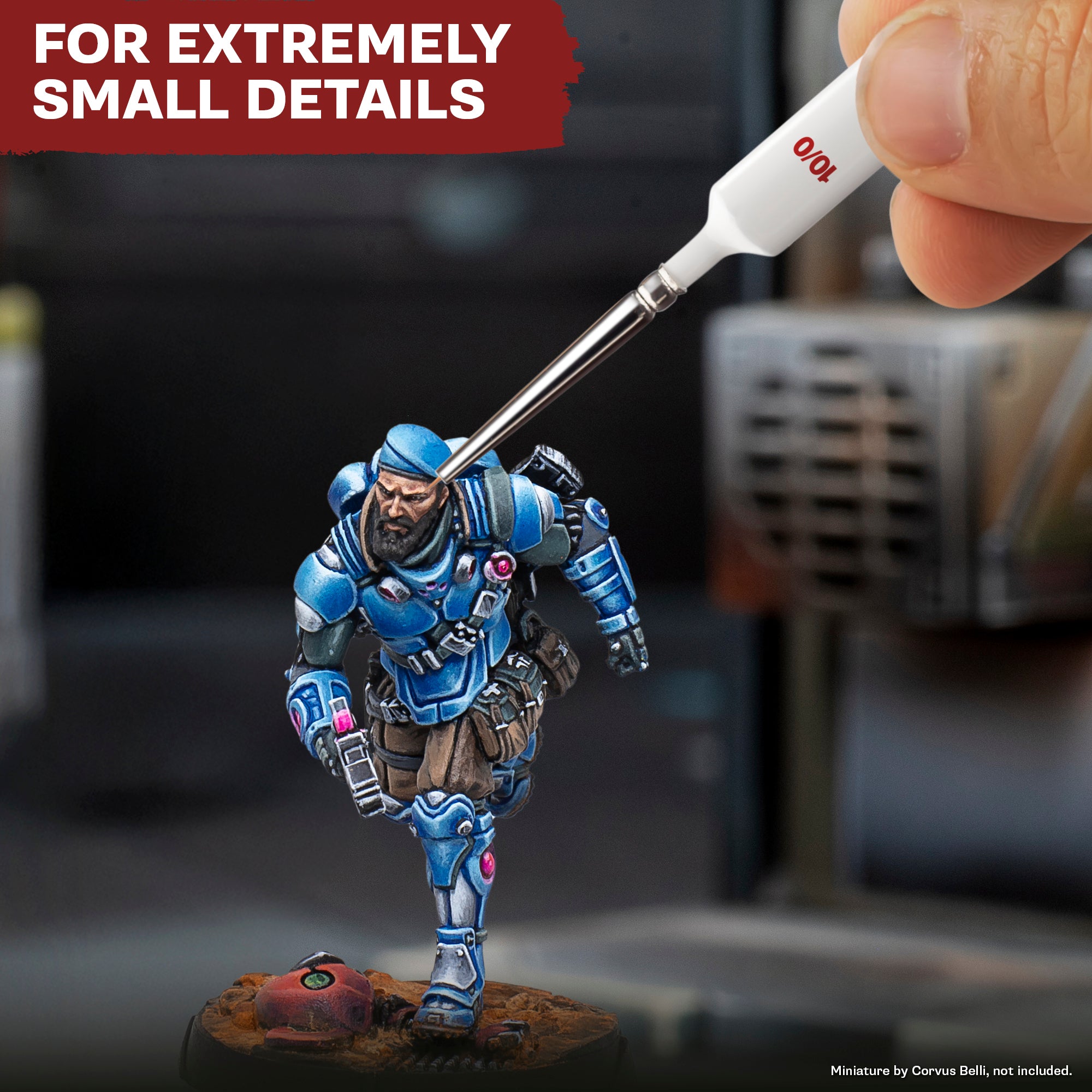 The Army Painter Wargamer The Psycho brush, product code BR7041, view 2