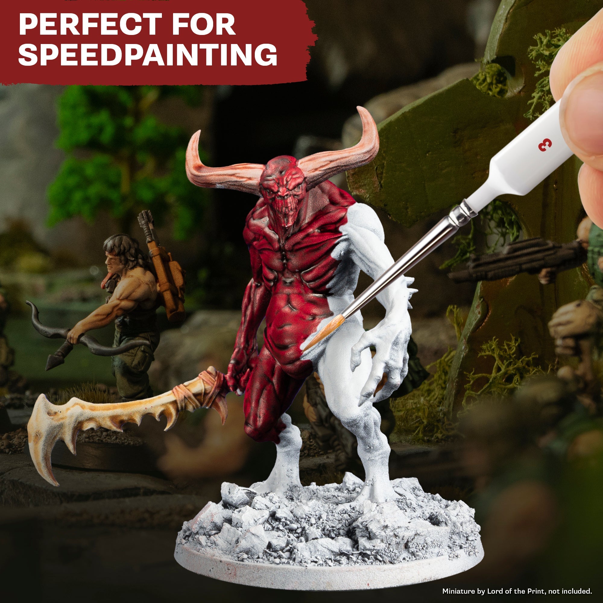 The Army Painter Wargamer Speedpaint brush, size 3, product code BR7045, view 2