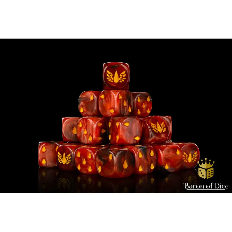 Blood Drop (Square Corner) - Baron of Dice - War Games USA